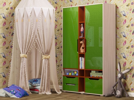 Шкаф Роберт МДФ (Ш-1250 х В-1970 х Г-450 мм/Разные Цвета