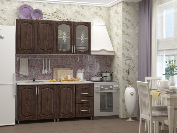 Кухонный Гарнитур Флореаль МДФ 1600 мм