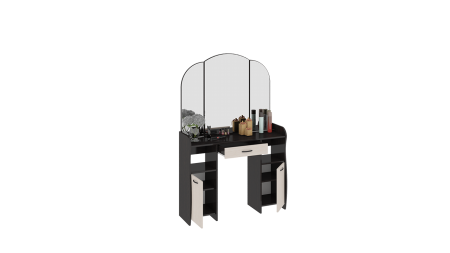 Туалетный Столик с Зеркалом Софи №2 Разные Цвета/Ш-1068 × Г-330 × В-1620 мм