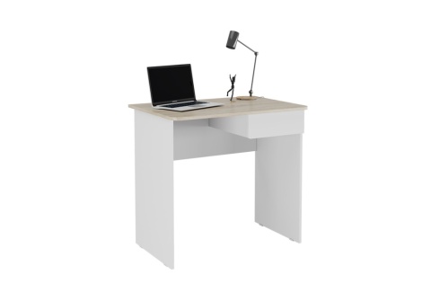 Компьютерный стол Diamond тип 1 дуб сонома / белый